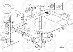 103583 Pre-cleaner L120E S/N 19804- SWE, 66001- USA, 71401-BRA, 54001-IRN, Volvo Construction Equipment