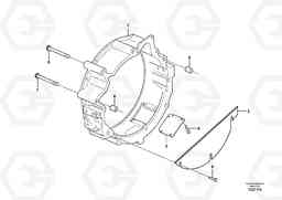 50003 Flywheel housing BL70 S/N 11489 -, Volvo Construction Equipment