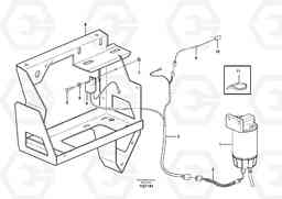 95308 Cable harness to fuel heater. L35B S/N186/187/188/1893000 - 6000, Volvo Construction Equipment