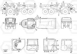 30258 Sign plates and decals A25D S/N 13001 -, Volvo Construction Equipment