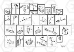 48495 Sensors, reference list L110E S/N 1002 - 2165 SWE, 60001- USA,70201-70257BRA, Volvo Construction Equipment
