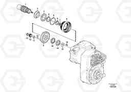 83394 Transfer case, gears and shafts EW160C, Volvo Construction Equipment