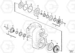 45898 Transfer case, gears and shafts EW230C, Volvo Construction Equipment