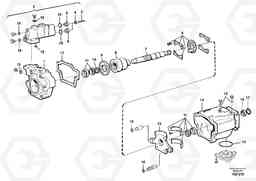 22616 Hydraulic pump L50C S/N 10967-, OPEN ROPS S/N 35001-, Volvo Construction Equipment