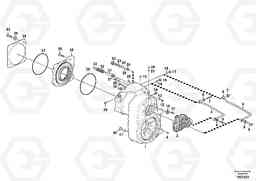 77496 Transfer gear box EW140C, Volvo Construction Equipment