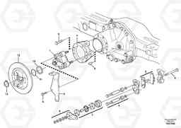 45625 Parking brake BL60 S/N 11315 -, Volvo Construction Equipment