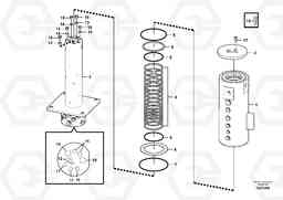 51789 Turning joint EW140C, Volvo Construction Equipment