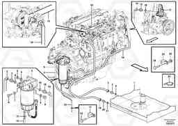 71409 Fuel pipes EW140C, Volvo Construction Equipment