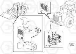 45885 Protection for lighting. L350F, Volvo Construction Equipment