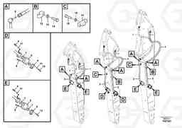 82567 Working hydraulic, hammer and shear for dipper arm EW160C, Volvo Construction Equipment
