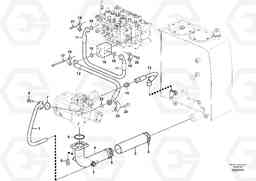 73828 Hydraulic system, hydraulic tank to hydraulic pump EW140C, Volvo Construction Equipment