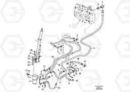 105942 Hydraulic system, steering line EW230C, Volvo Construction Equipment