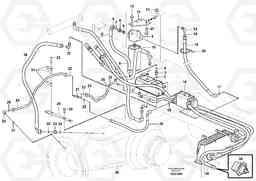 88826 Oil cooler, rear, pump circuit. L180F HL HIGH-LIFT, Volvo Construction Equipment