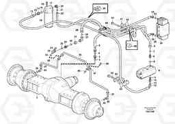 41545 Oil cooler, forword, pump circuit. L180E HIGH-LIFT S/N 8002 - 9407, Volvo Construction Equipment