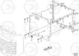 7351 Support frame L150E S/N 10002 - 11594, Volvo Construction Equipment