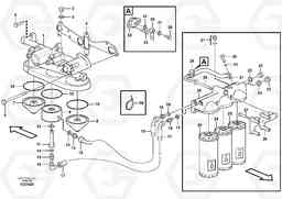 67678 Oil filter with fitting parts L150F, Volvo Construction Equipment
