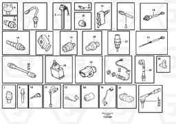 3172 Sensors, reference list L120E S/N 16001 - 19668 SWE, 64001- USA, 70701-BRA, Volvo Construction Equipment