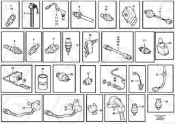 11623 Sensors, reference list L220E SER NO 2001 - 3999, Volvo Construction Equipment