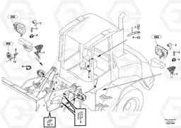 2210 Cable tree, front L40B S/N 1911500 - S/N 1921500 -, Volvo Construction Equipment