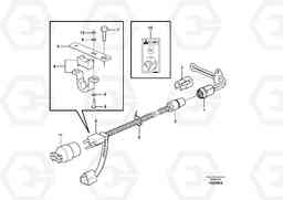 48593 Engine heater. EW140C, Volvo Construction Equipment