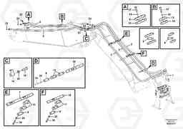 62942 Working hydraulic, hammer and shear for adjustable boom EW140C, Volvo Construction Equipment