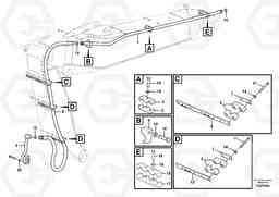 48752 Working hydraulic, oil leak on adjustable boom EW140C, Volvo Construction Equipment