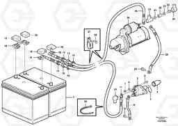 33489 Battery cable and main switch L50E BRAZIL, S/N 71001 -, Volvo Construction Equipment