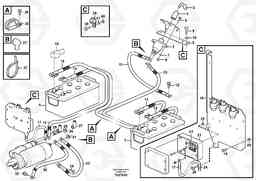 12454 Battery cable and main switch L220E SER NO 4003 - 5020, Volvo Construction Equipment