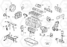 8881 Engine ECR145C, Volvo Construction Equipment