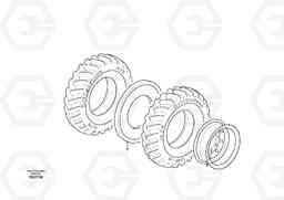 47103 Wheel and tire EW230C, Volvo Construction Equipment