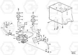 46887 Suction line tank - pump L350F, Volvo Construction Equipment