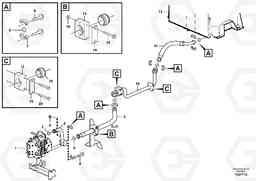 1308 Hydraulic system, return line L350F, Volvo Construction Equipment