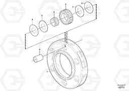 2249 Planet kit, stage 1 A35D, Volvo Construction Equipment