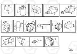 96552 Relays, sensors and solenoid valves, reference list L150E S/N 10002 - 11594, Volvo Construction Equipment