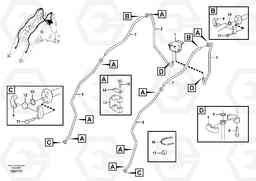 57824 Pressure lines, 3rd function L350F, Volvo Construction Equipment