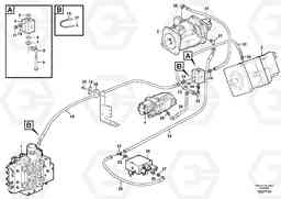 93406 Load-sensing and leakage lines L350F, Volvo Construction Equipment