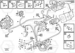 102872 Load-sensing and leakage lines L350F, Volvo Construction Equipment