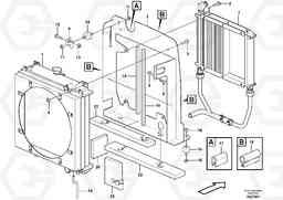 94229 Radiator with fitting parts EC35C, Volvo Construction Equipment