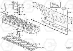 43544 Cylinder head L90F, Volvo Construction Equipment
