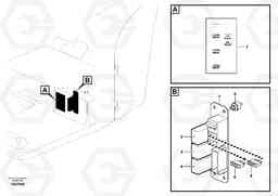 95097 Relay board for air conditioning, angle blade, attachment bracket EC27C, Volvo Construction Equipment