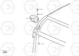 85915 Front headlight on cab ECR48C, Volvo Construction Equipment