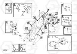 88964 Hydraulic system for attachment bracket. L110F, Volvo Construction Equipment