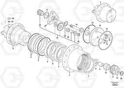 101518 Hydraulic travelling motor ECR38 TYPE 602, Volvo Construction Equipment