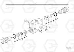 26392 Balancing valve ( travelling ) EC35C, Volvo Construction Equipment