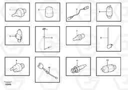 36835 Sensors, reference list ECR48C, Volvo Construction Equipment