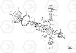 39890 Crankshaft and related parts BL71, Volvo Construction Equipment