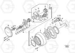 95240 Travel gearbox EC360C, Volvo Construction Equipment