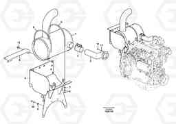9562 Exhaust system ECR145C, Volvo Construction Equipment