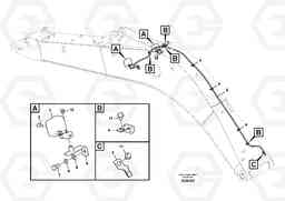 51396 Working lamp on boom ECR145C, Volvo Construction Equipment