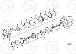 55961 Travel motor ECR145C, Volvo Construction Equipment